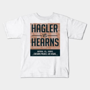 Hagler vs Hearns Kids T-Shirt